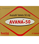 Avana Avanafil 50mg Tablets