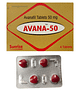 Avana Avanafil 50mg Tablets