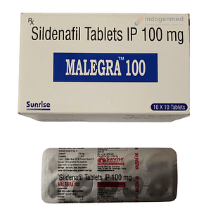 Malegra Sildenafil Citrate 100mg Tablets