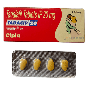 Tadacip Tadalafil 20mg Tablets