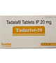 Tadarise Tadalafil 20mg Tablets