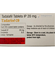 Tadarise Tadalafil 20mg Tablets