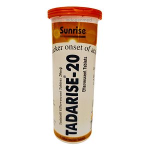 Tadarise Effervescent 20mg Tablets