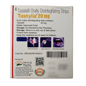 Tastylia 20mg Tadalafil Disintegrating Strip