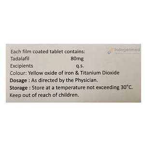 Vidalista 80mg Tablets