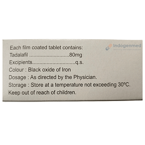 Vidalista Black 80mg Tablets