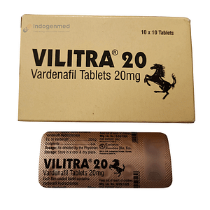 Vilitra Vardenafil 20mg Tablets