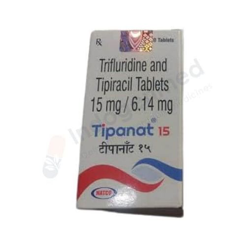 Tipanat Trifluridine and Tipiracil 15mg Tablet