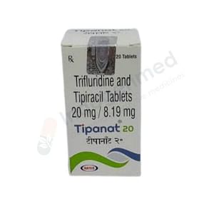 Tipanat Trifluridine and Tipiracil 20mg Tablet