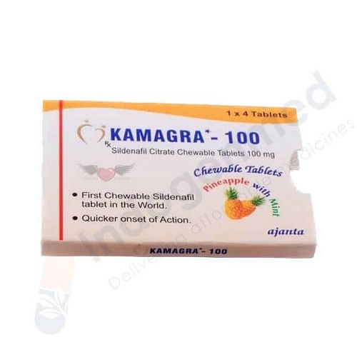 Kamagra Chewable Sildenafil Citrate 100mg Tablets