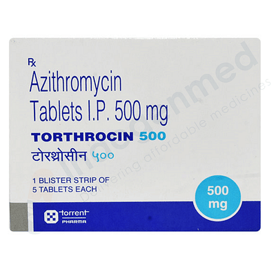 Torthrocin Azithromycin 500 mg Tablets