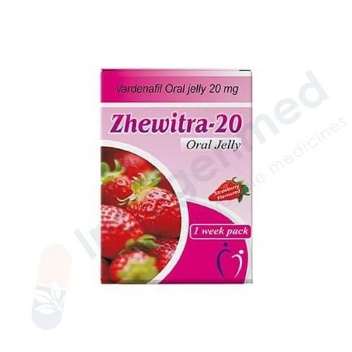 Zhewitra Vardenafil 20mg Oral Jelly