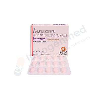 Istamet 50/500 Sitagliptin & Metformin Tablets