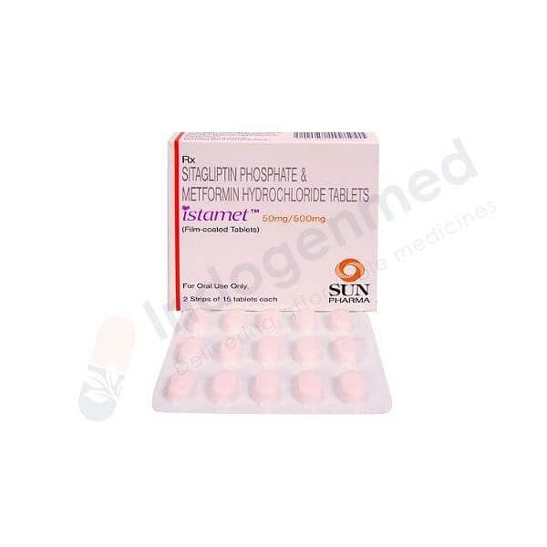 Istamet 50/500 Sitagliptin & Metformin Tablet