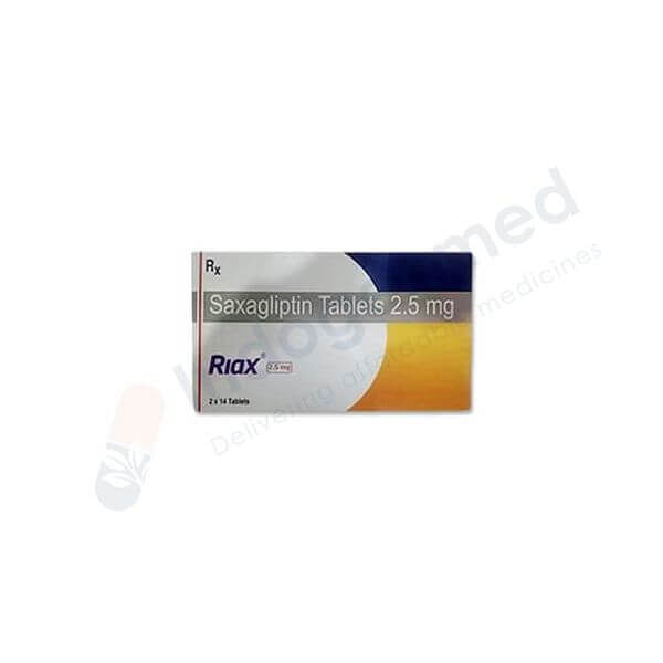 Riax 2.5mg Saxagliptin Tablet