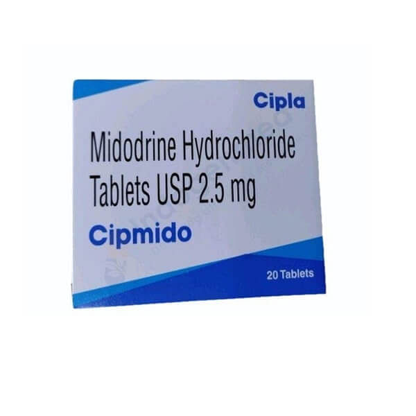 Cipmido 2.5mg Midodrine Tablets