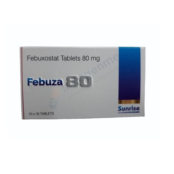 Febuza Febuxostat 80mg Tablets