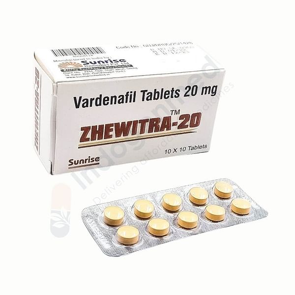 Zhewitra Vardenafil Soft 20mg Tablets