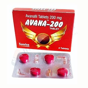 Avana Avanafil 200mg Tablets