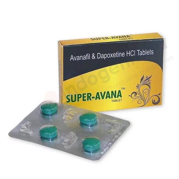 Super Avana Avanafil & Dapoxetine 100mg/60mg Tablets