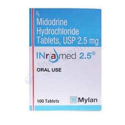 Inramed 2.5mg Midodrine Tablets