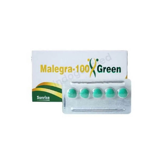 Malegra Green Sildenafil Citrate 100mg Tablets