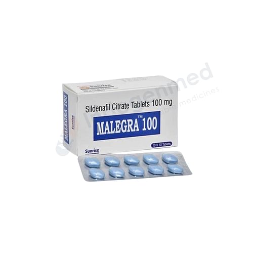 Malegra Sildenafil Citrate 100mg Tablets