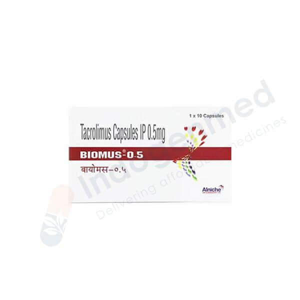 Biomus 0.5mg Tacrolimus capsule