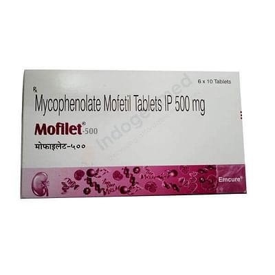 Mofilet Mycophenolate 500mg Tablets