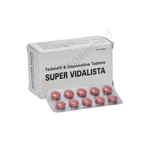 Super Vidalista Tadalafil & Dapoxetine 20mg/60mg Tablets