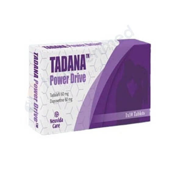 Tadana Power Drive Tablet (Tadalafil 60 mg + Dapoxetine 60 mg)