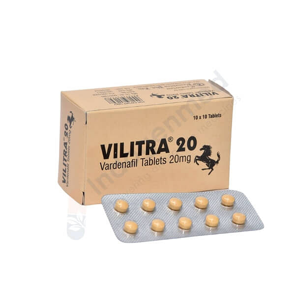 Vilitra Vardenafil 20mg Tablets