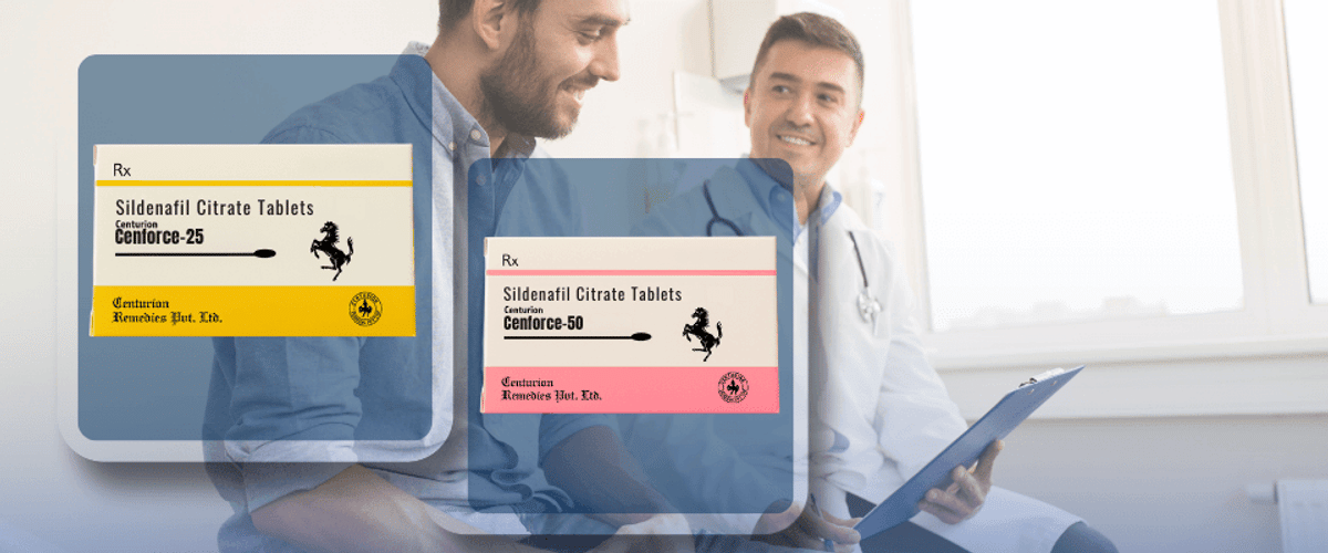 Cenforce 50 and 25 mg: Low-Dose Options for ED