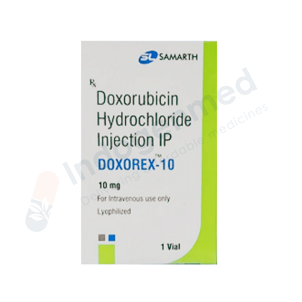 Doxorex Doxorubicin HCl 10mg Injection