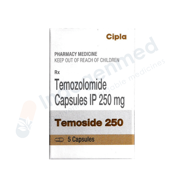 Temoside Temozolomide 250mg Tablets