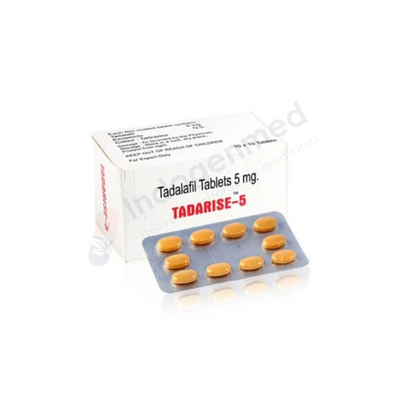 Tadarise Tadalafil 5mg Tablets